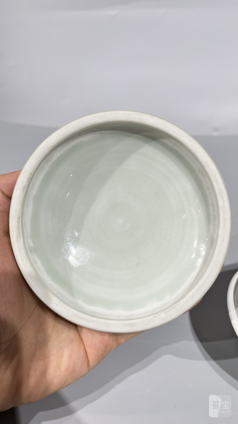 明 湖田莲花杯粉盒 - 图9